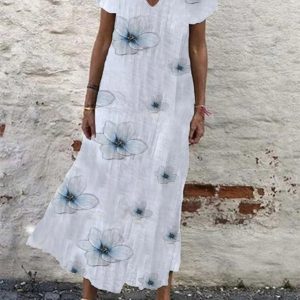 New Women Chic Plus Size Vintage Boho Holiday Casual SKU175852573332279003