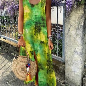 Women Fashion Tie Dyed Sleeveless SKU175852573377212149